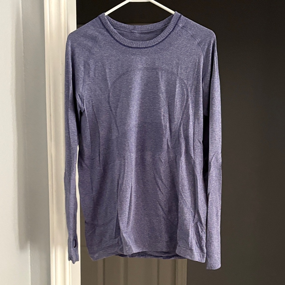 lululemon athletica Purple Long Sleeve Tee
